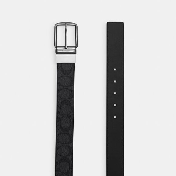 NWT Coach Outlet Harness Buckle Cut To Size Reversible Belt, 38 Mm - Picture 2 of 3